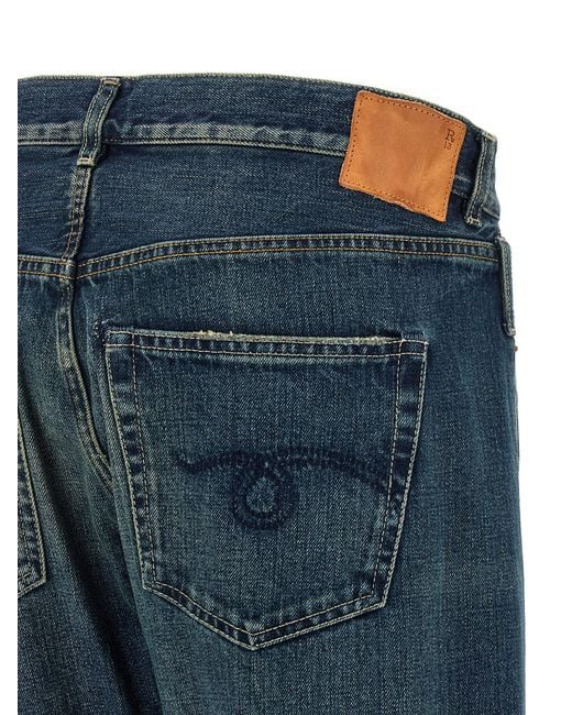 Jeans «crossover» R13 en coloris Blue