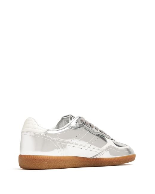 Alohas White Tb.490 Rife Shimmer Cream Leather Sneakers