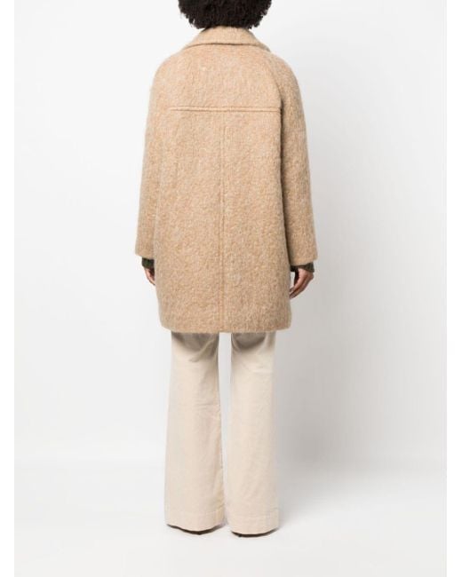 Fay Jas Met Dubbele Rij Knopen in het Natural