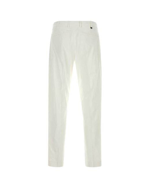 PT Torino White Pantalone Rebel_F.F for men