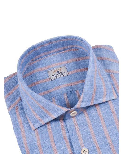 Sonrisa Blue Camicia Uomo