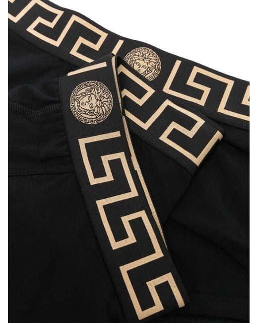Versace Black Set Of 2 Medusa Jacquard Briefs