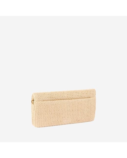 Pinko Natural Shoulder Bag Raffia