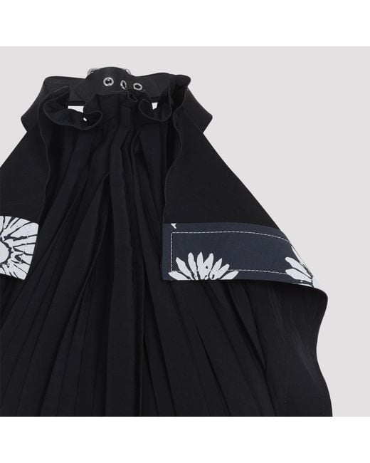 Lanvin Geplooide Jurk in het Black