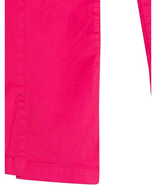 DKNY Red Wide Leg Pants