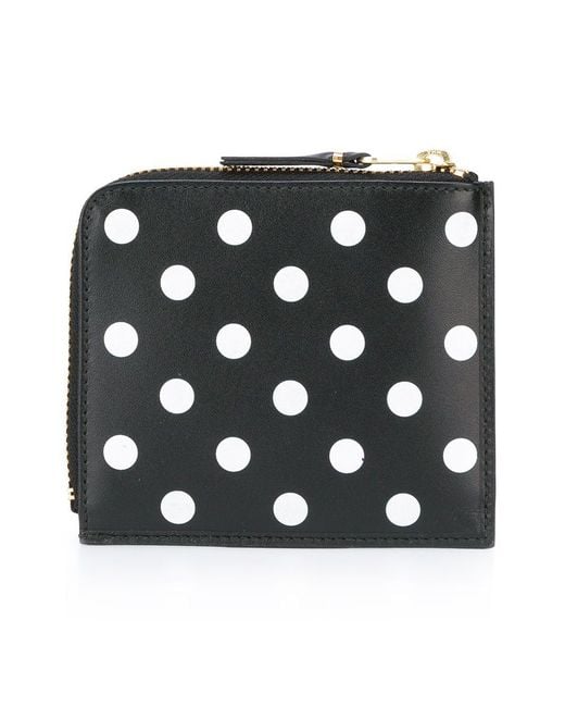 Comme des Garçons Black Wallet Dot Leather