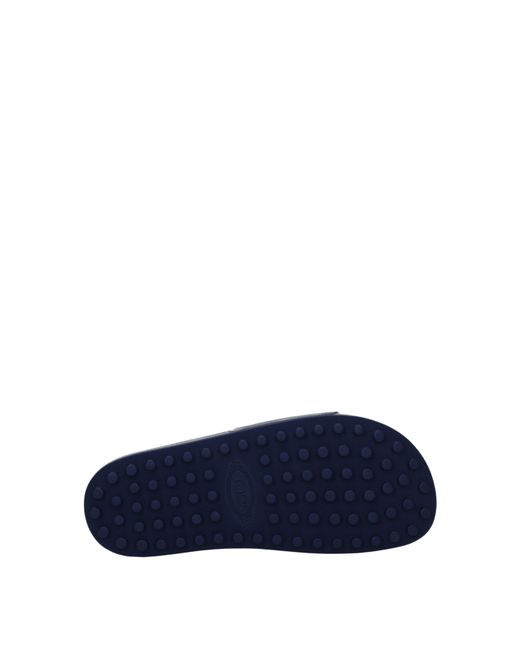 Tod's Blue Loafers And Clogs/Royal Rubber