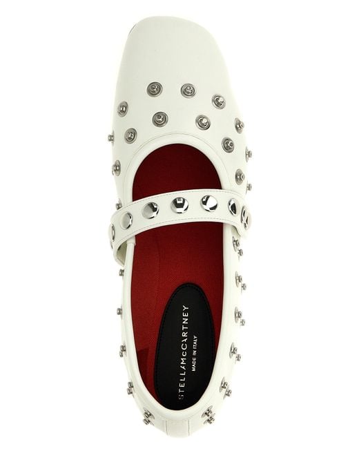 Stella McCartney White 'Ryder' Ballet Flats