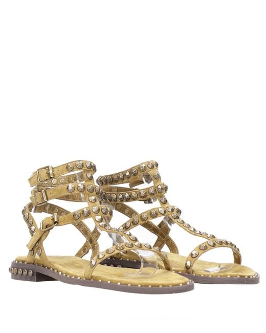 Ash Metallic Sandals