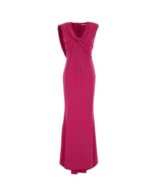 Givenchy Pink Long Draped Dress
