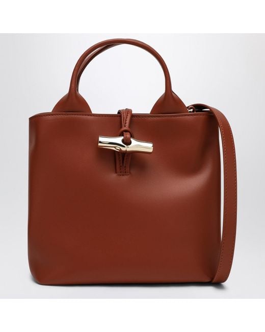 Longchamp Brown Mini Stylish Hobo Handbag