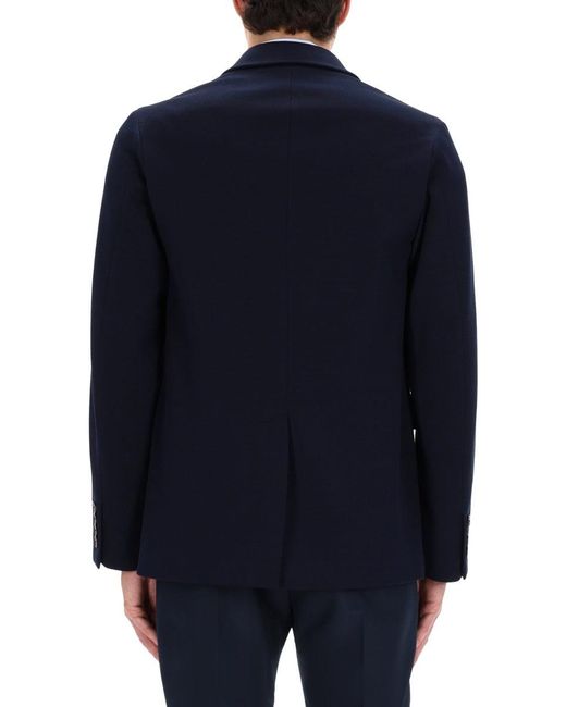 Gucci Blue Single Breasted Jacket
