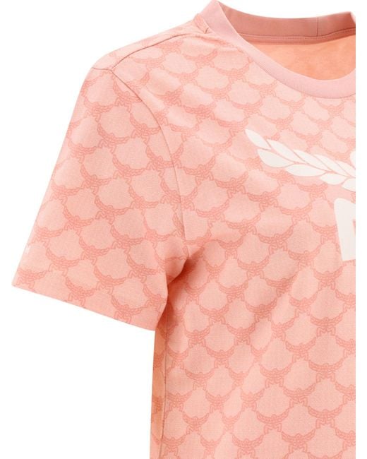 MCM Monogram T -shirt in het Pink