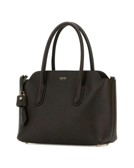 Tom Ford Black Alexandre Medium Tote Bag