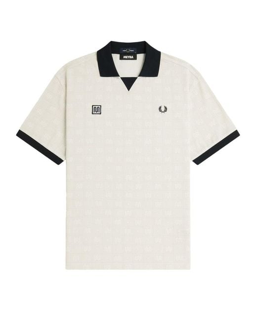 Fred Perry White Polo Con Logo