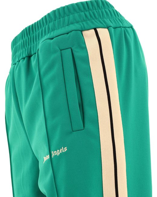 Palm Angels Green "Classic Logo" Track Trousers