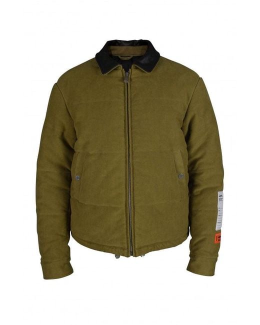 Heron Preston Green Down Jacket