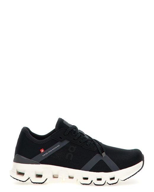 On Shoes Black Auf 'Cloud X 4 Ad' Sneakers