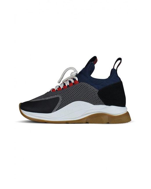 Versace Blue Chain Reaction Sneakers for men