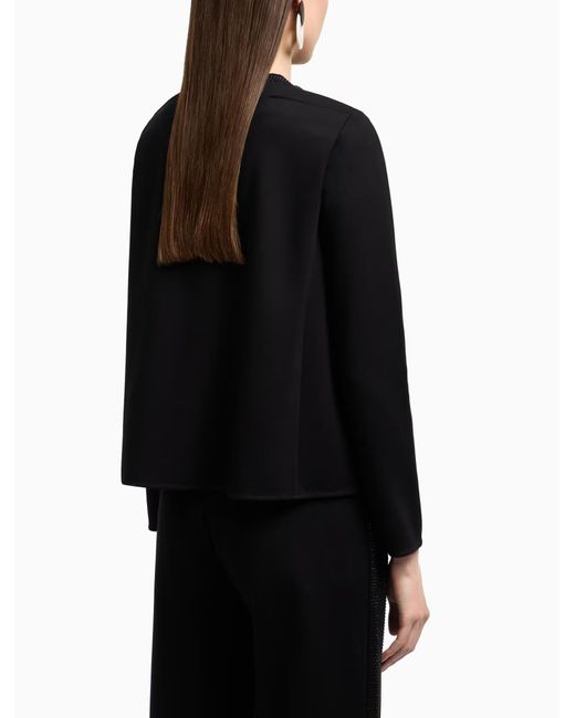 Emporio Armani Black Sweaters Schwarz