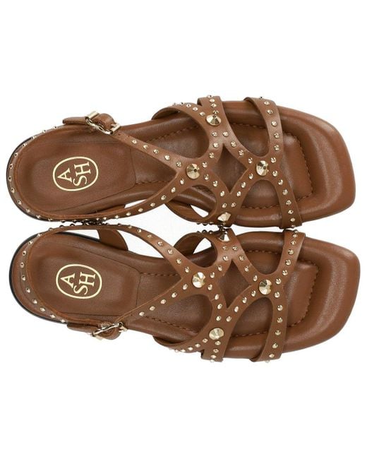 Ash Brown Ruby Cinnamon Flat Sandal