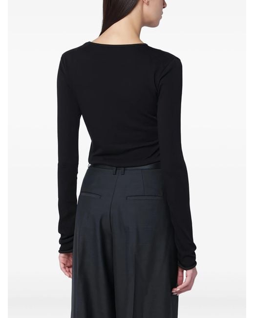 Entire studios Black Sheer Long Sleeve