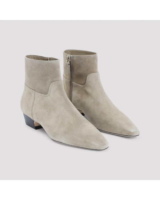 Stassi Zip Bootie Stuart Weitzman en coloris Gray