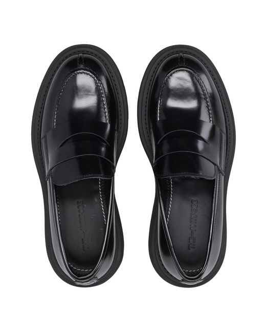 THE ANTIPODE Black Flat Shoes