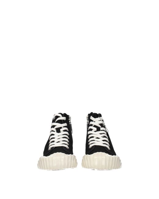 KENZO Black Sneakers Donna Tessuto Nero