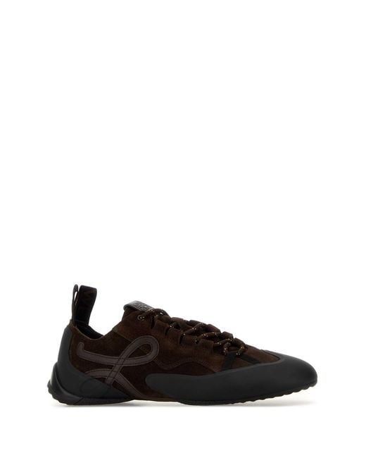 Loewe Black Dark Logo Sneakers