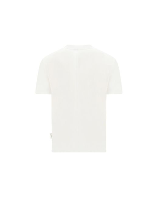Paolo Pecora T-Shirt aus Baumwolle in White für Herren