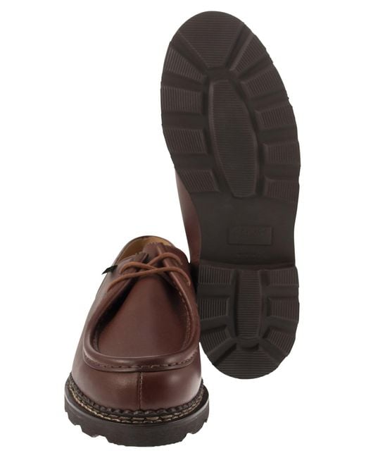 Paraboot Brown Michael Leather Derby