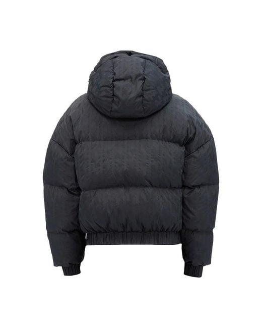 MSGM Blue "Themwave" Padded Down Jacket