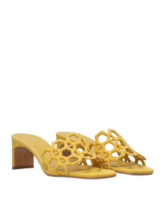 Bianca di Donna Yellow Sandals
