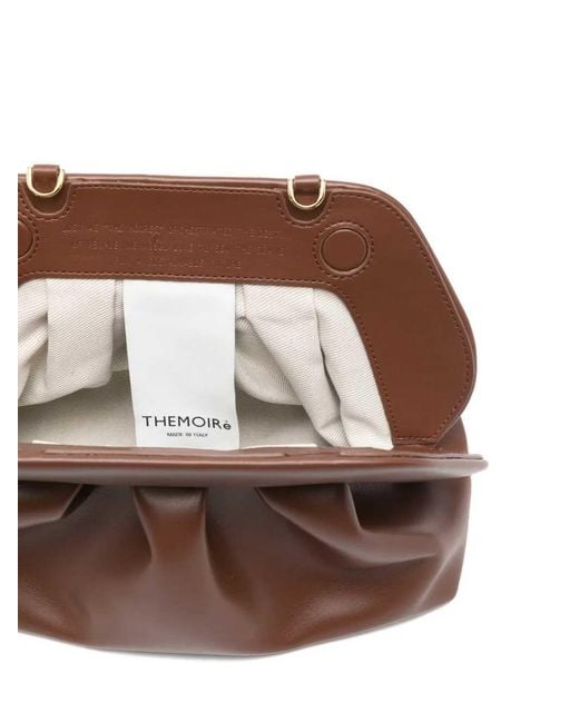 THEMOIRÈ Brown Bios Medium Clutch With Gathering