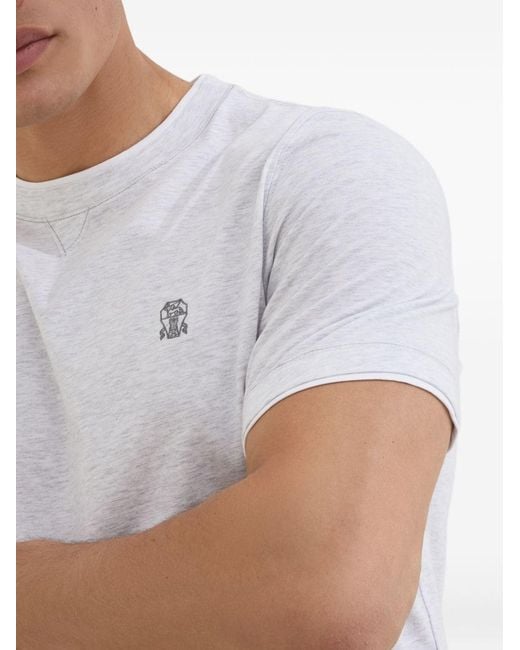 Brunello Cucinelli Light T-Shirt in White für Herren