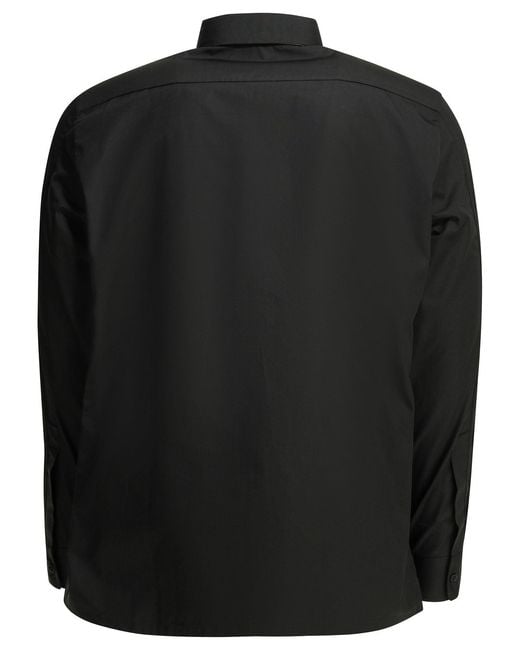 Givenchy Black Casual Shirt With Logo for men