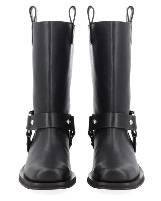Ganni Black Stivale "Biker"