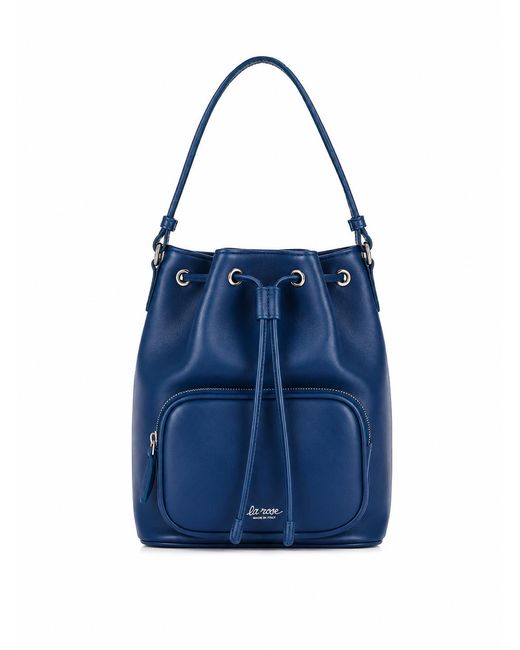 Borsa A Tracolla di LA ROSE in Blue