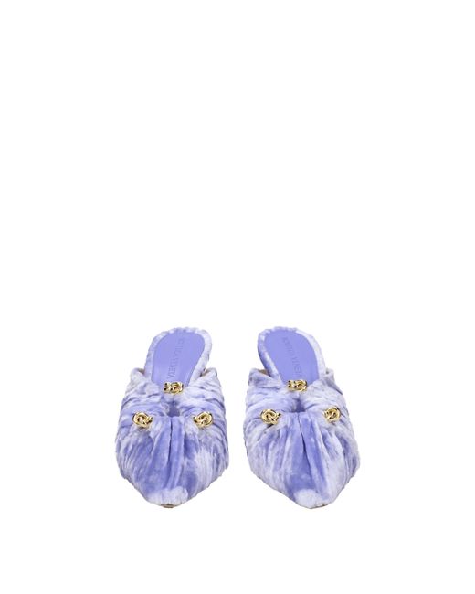 Bottega Veneta Purple Bunnie Sandals Velvet/Amethyst