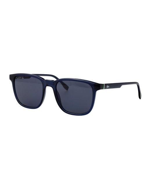 Lacoste Blue Rectangular Sunglasses L6029 S 410 for men