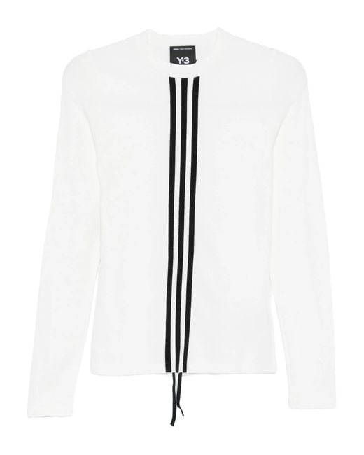 Y-3 White Fitted Cinch Ls