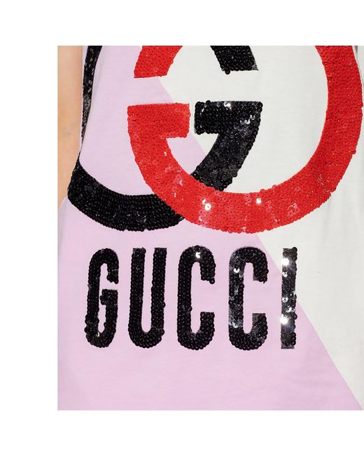 Gucci White Sleeveless Top