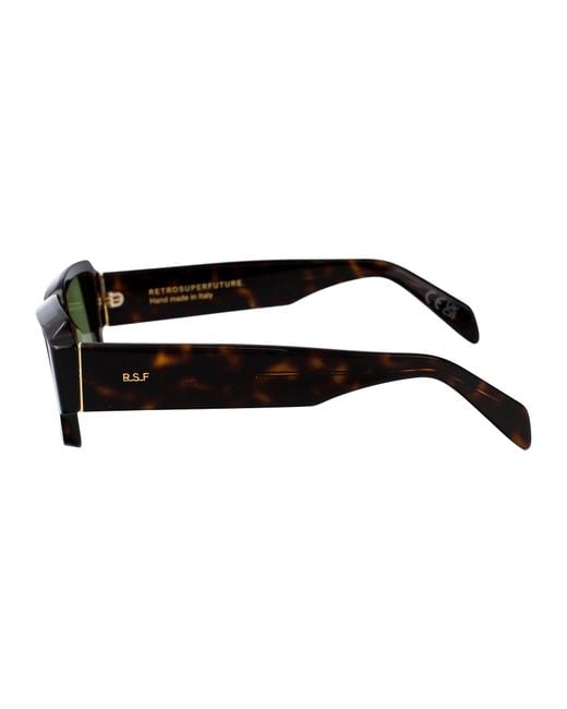 Retrosuperfuture Green Sunglasses Ope 3627