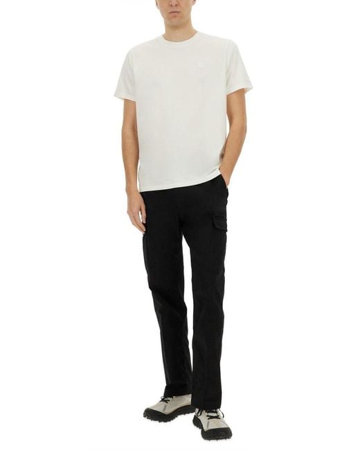 Moose Knuckles White T Shirt "Duluth"