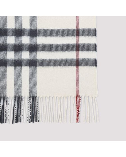 Burberry Accessoires ,Grijs ,Scarves in het White