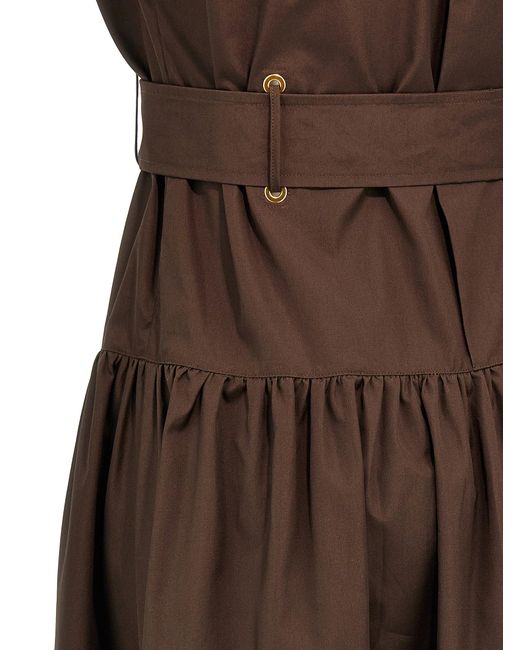Max Mara Brown Agoraio' Dress