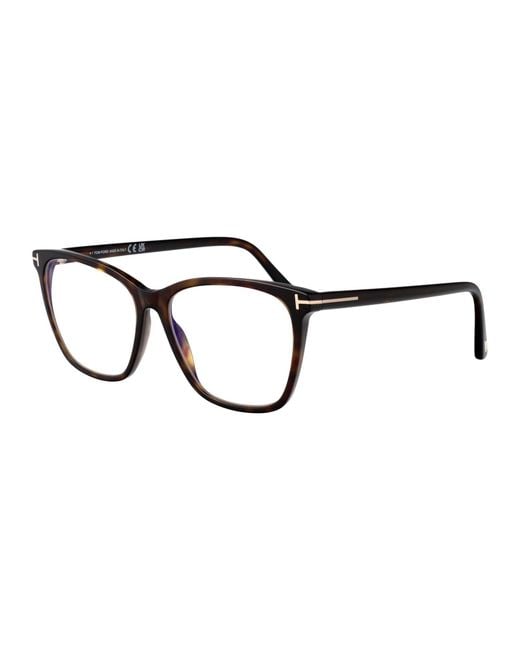 Tom Ford Brown Squared Optical Ft5762 B 052