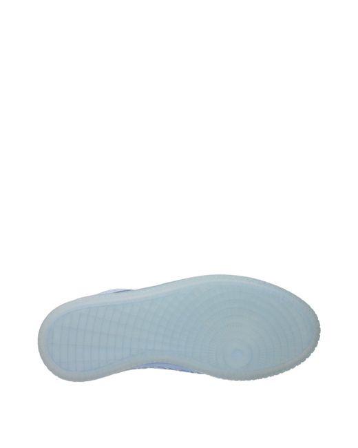 Moncler Blue Hightop Translucent Sole Shoe