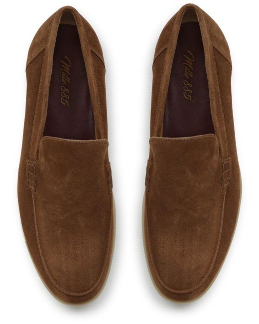 MILLE 885 Brown Mocassino for men